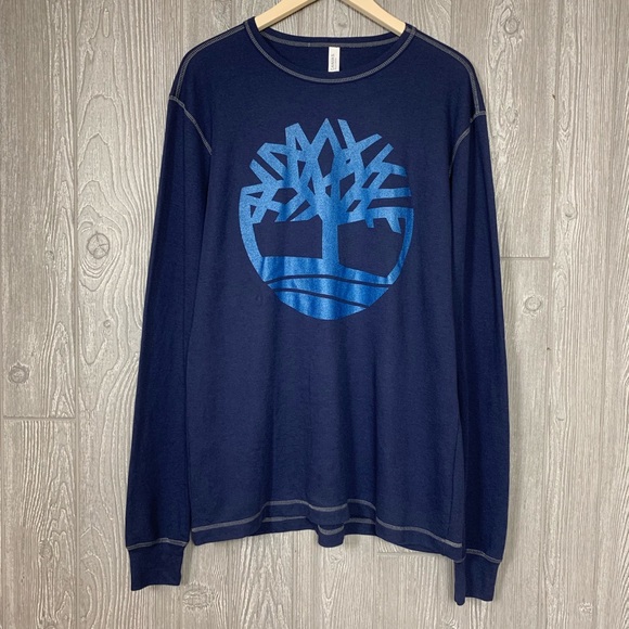 Timberland Other - Timberland L Blue Long Sleeve Sample Logo T-Shirt